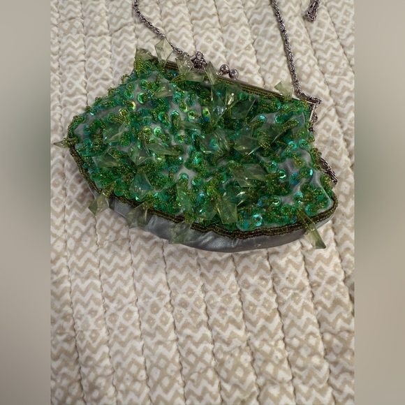 Beaded Satin lined Handbag​​​ - Picture 2 of 5